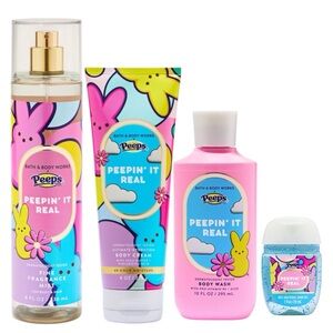 Peeps Peepin' It Real Body Care Bath & Body Works Gift Set